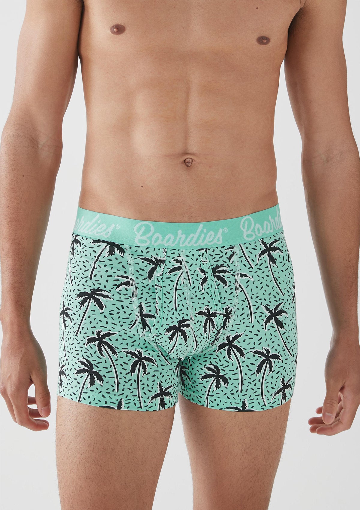 Flair Palm Boxer Briefs 4 Pack - Soft Cotton Men's Underwear for Everyday Comfort - Perfect for Work, Gym & Travel