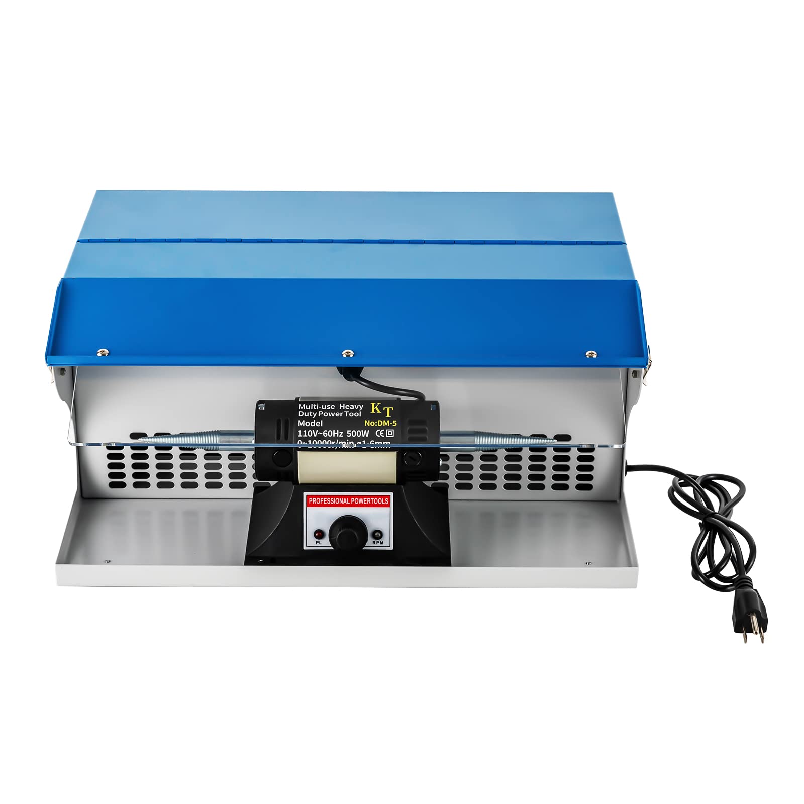 Professional Gold & Silver Jewelry Vacuum Polishing Machine - 110V Desktop Polisher with LED Light for Metal & Plastic Parts | Perfect for Jewelry Makers, Watch Repair & Small Metal Crafts