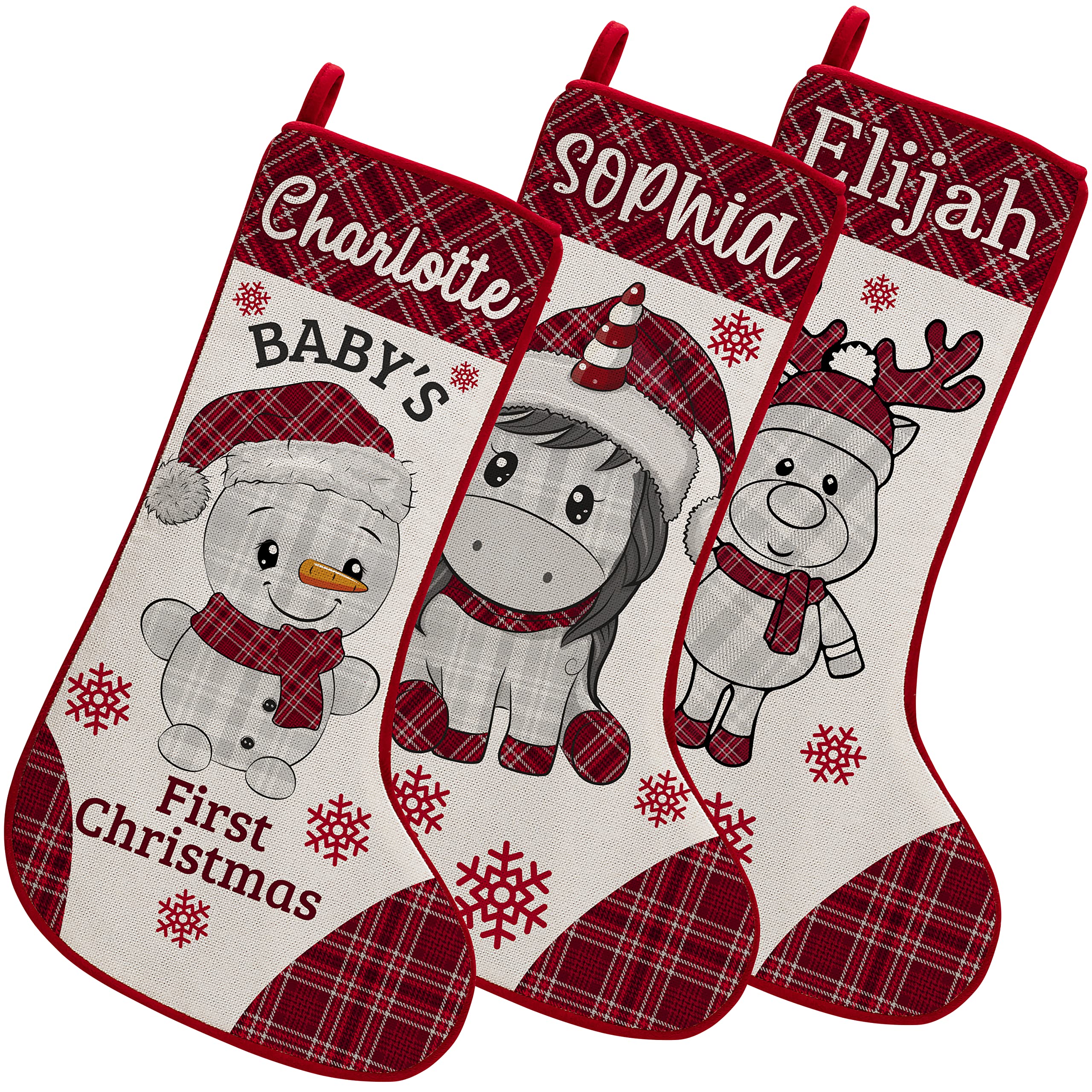 Personalized Christmas Stockings with Name - 19