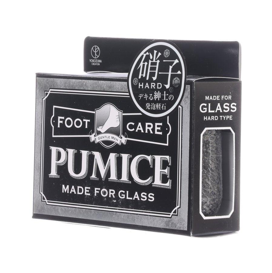 YOKOZUNA Men's Glass Pumice Stone (25g) - Exfoliating Foot & Callus Remover for Soft Smooth Feet - Perfect for Pedicure, Home Spa & Foot Care Routine