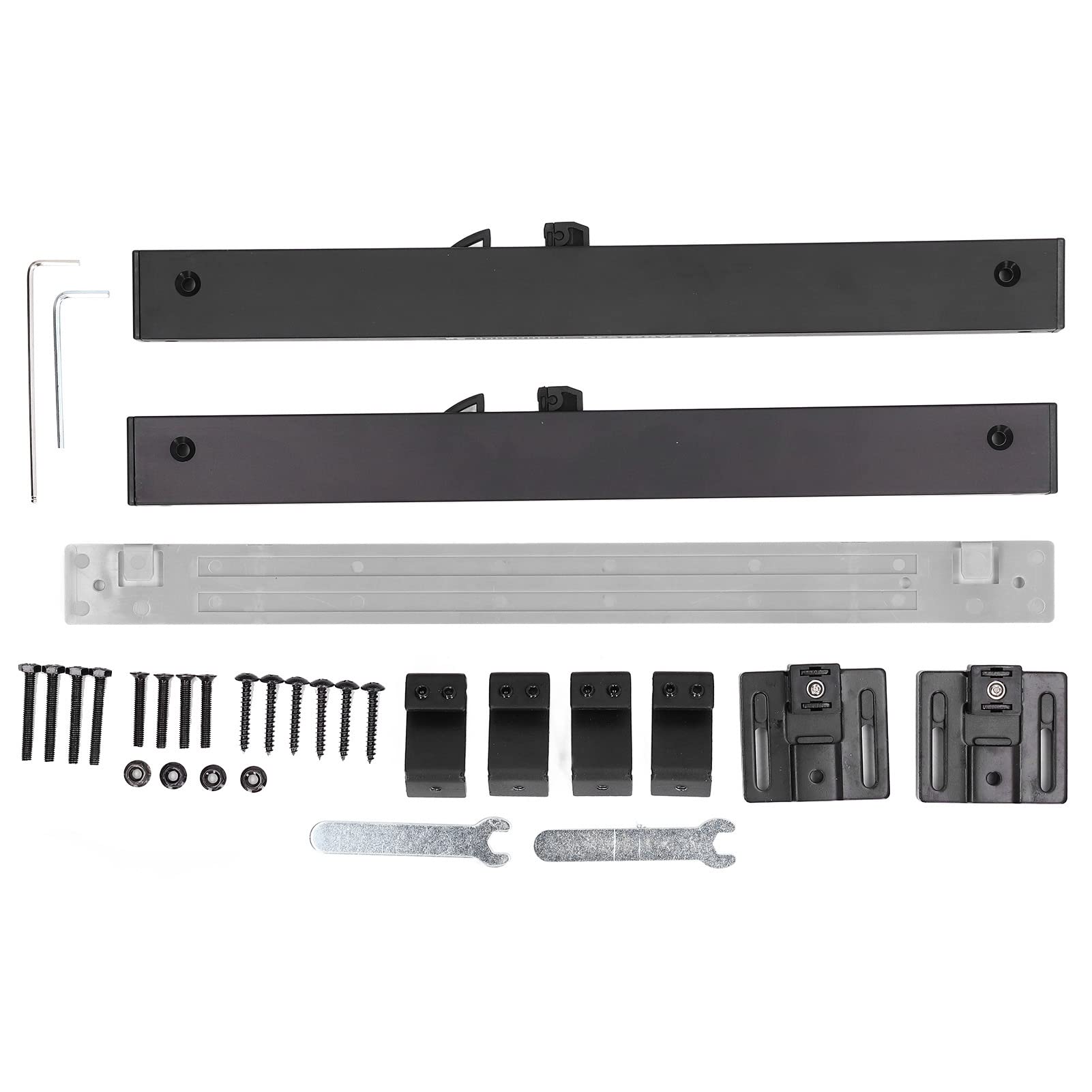 2 Pcs Soft Close Barn Door Hardware Kit - Adjustable Spring Buffer Damper for 120-240lbs Sliding Doors | DIY Home Improvement & Rustic Interior Decor Accessories