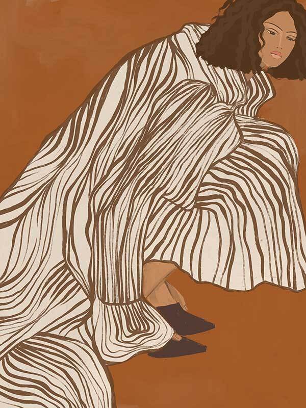 Delilah Divine Canvas Art Print - Handmade Wall Decor for Living Room, Bedroom & Office - Perfect for Home & Gift Giving