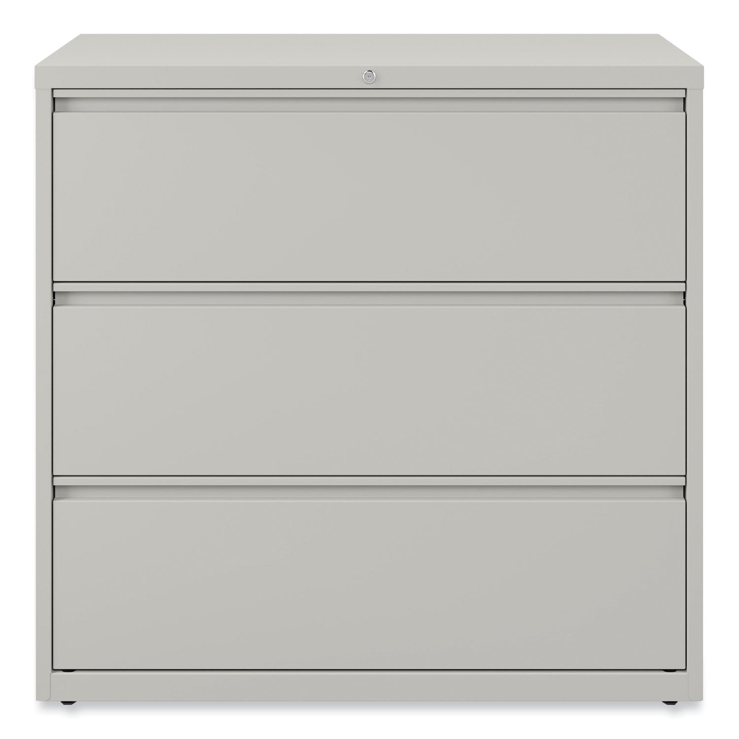Alera® 3-Drawer Lateral File Cabinet - Legal/Letter/A4/A5 Size - Light Gray - 42