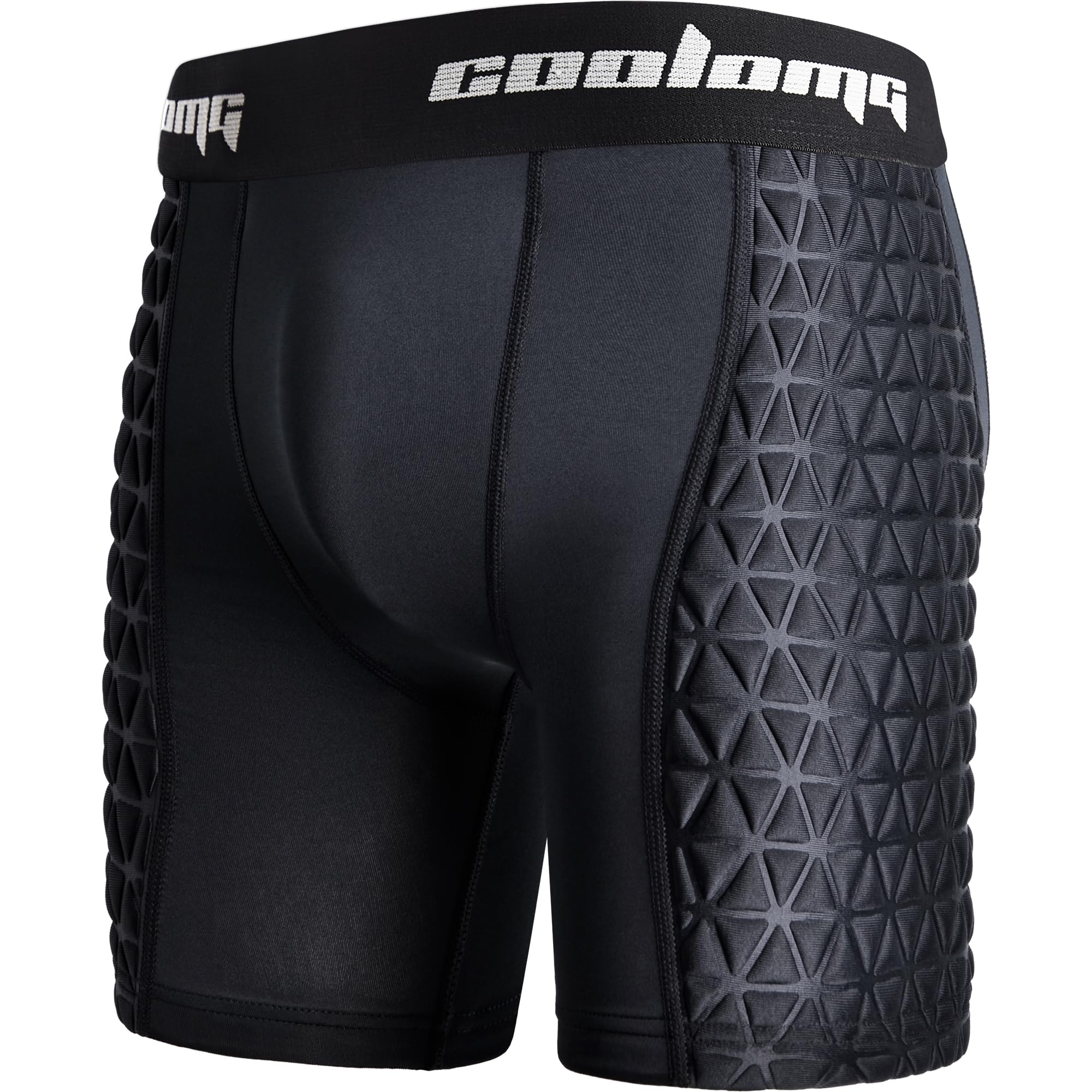COOLOMG Youth Boys Padded Baseball Sliding Shorts with Cup Pocket - Compression Slider Shorts for Baseball, Softball, Football, Lacrosse & Hockey - Perfect for Training, Games & Sports Protection