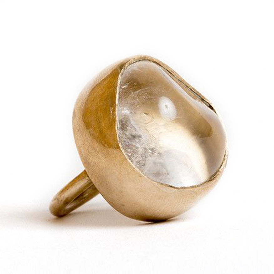 Elegant Bronze Quartz Ring for Women - Handmade Boho Jewelry - Perfect for Everyday Wear & Special Occasions