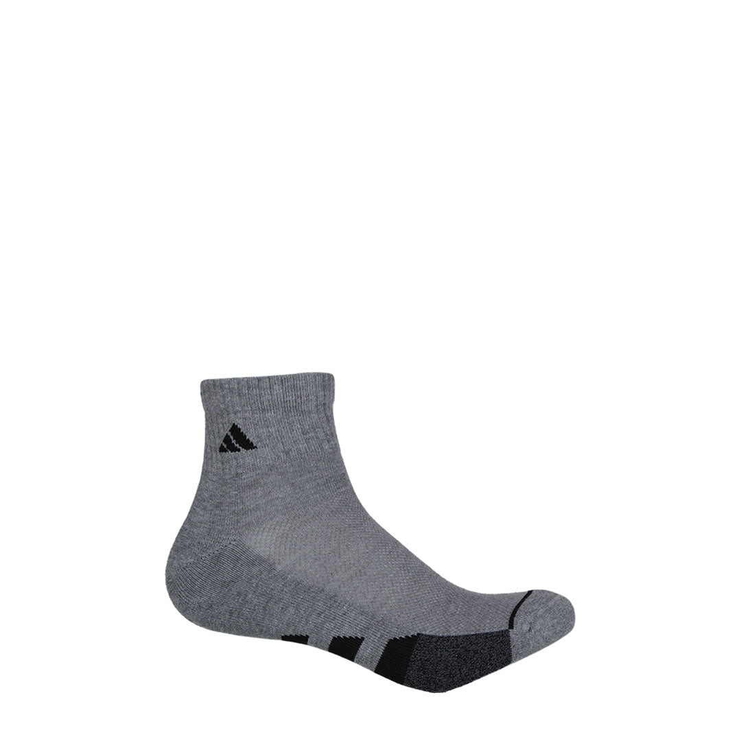 Adidas Men's Cushioned 6-Pack 1/4 Athletic Socks (GB7987) - Breathable Comfort for Running, Gym & Everyday Wear