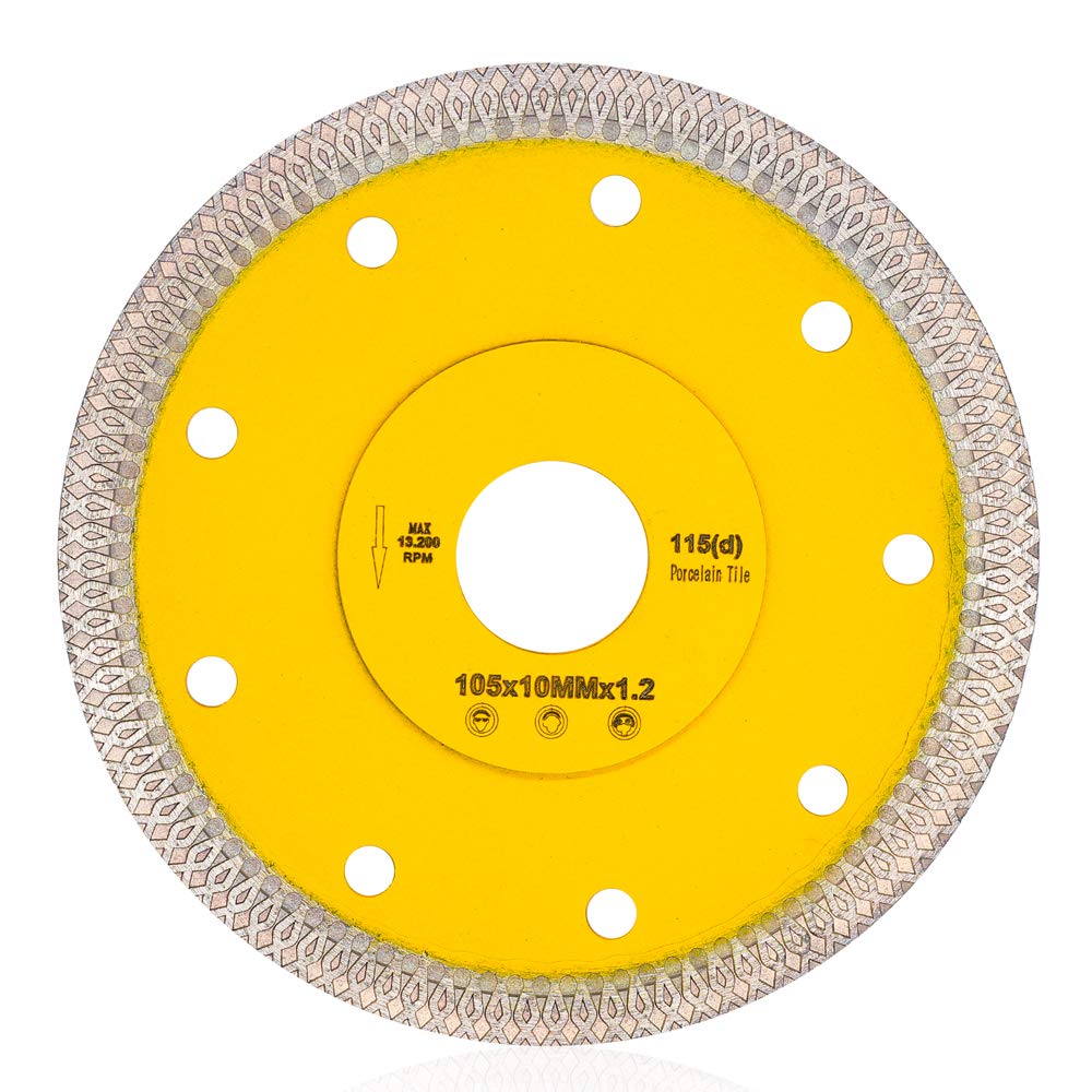Ultra Thin Diamond Porcelain Blade - Premium Tile Cutter for Porcelain, Granite, Marble (4 Pack) | Perfect for DIY Home Renovation & Professional Tile Installation