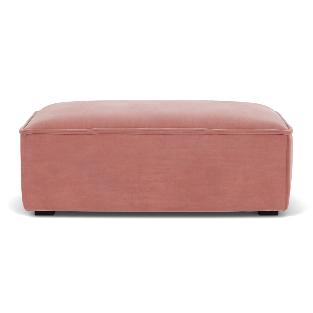 Premium Daphne Velvet Footrest - Soft & Comfortable Adjustable Height Ottoman for Home & Office - Perfect for Living Room, Bedroom, or Under Desk Use