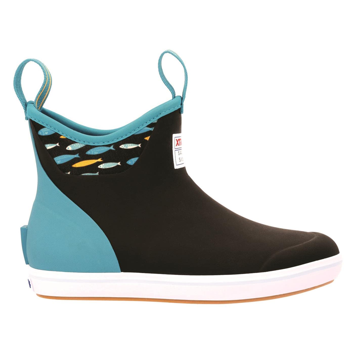 Xtratuf Women's 6 Inch Ankle Deck Boot - Waterproof Fishing & Outdoor Work Boots for Women - Perfect for Boating, Hiking, and Wet Conditions