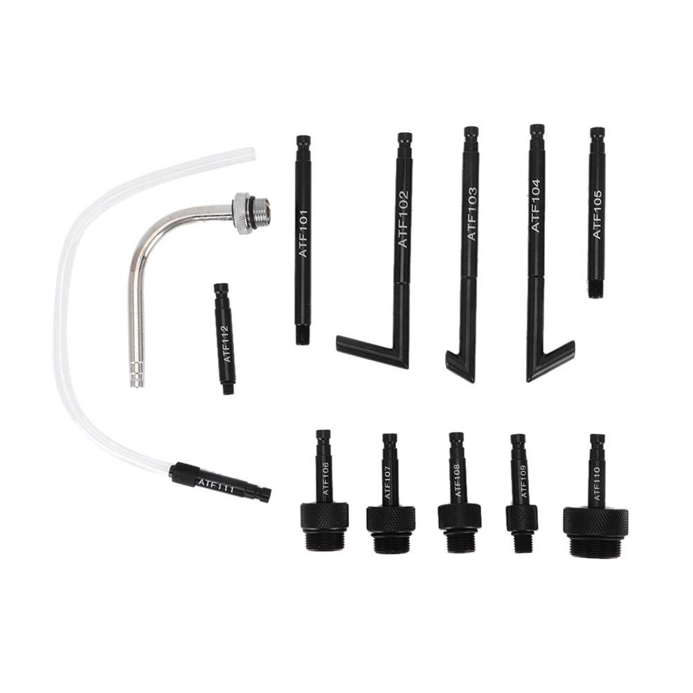 13Pcs Oil Fill Adapter Kit - Universal Fluid Refilling Connector Tool Set for Automotive, Motorcycle & Lawn Equipment Maintenance