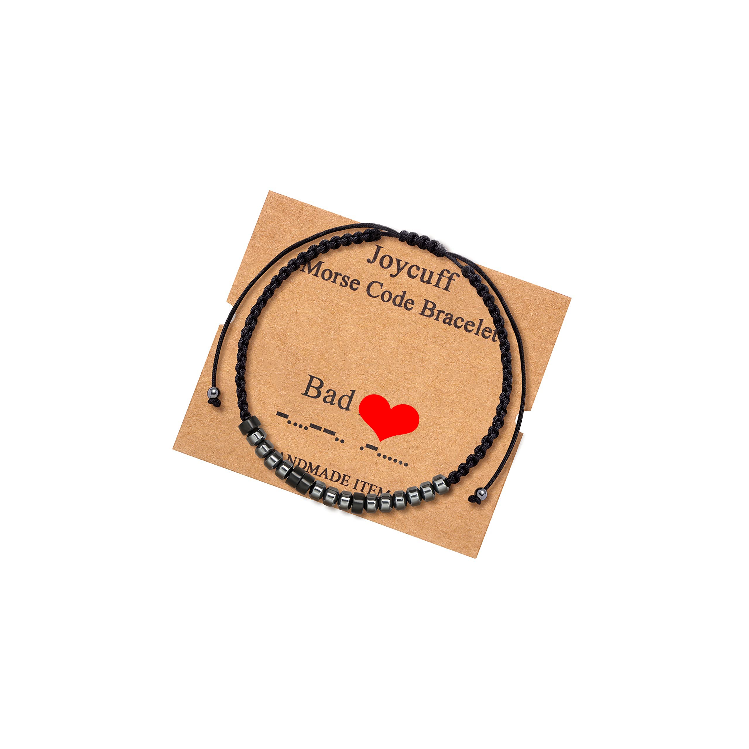 Morse Code Bracelet for Women - Inspirational Secret Message Jewelry, Unique Funny Gift for Girlfriend, Wife, Daughter - Perfect for Christmas, Birthday, Anniversary - Great for Date Nights, Surprise Gifts, Everyday Wear