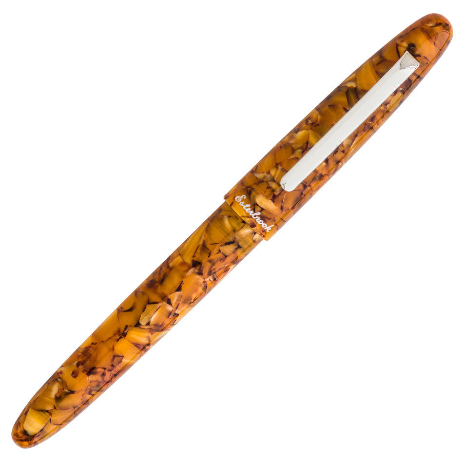 Esterbrook Estie Fountain Pen - Honeycomb Design with Chrome Trim - Premium Writing Instrument for Calligraphy, Journaling & Gifts