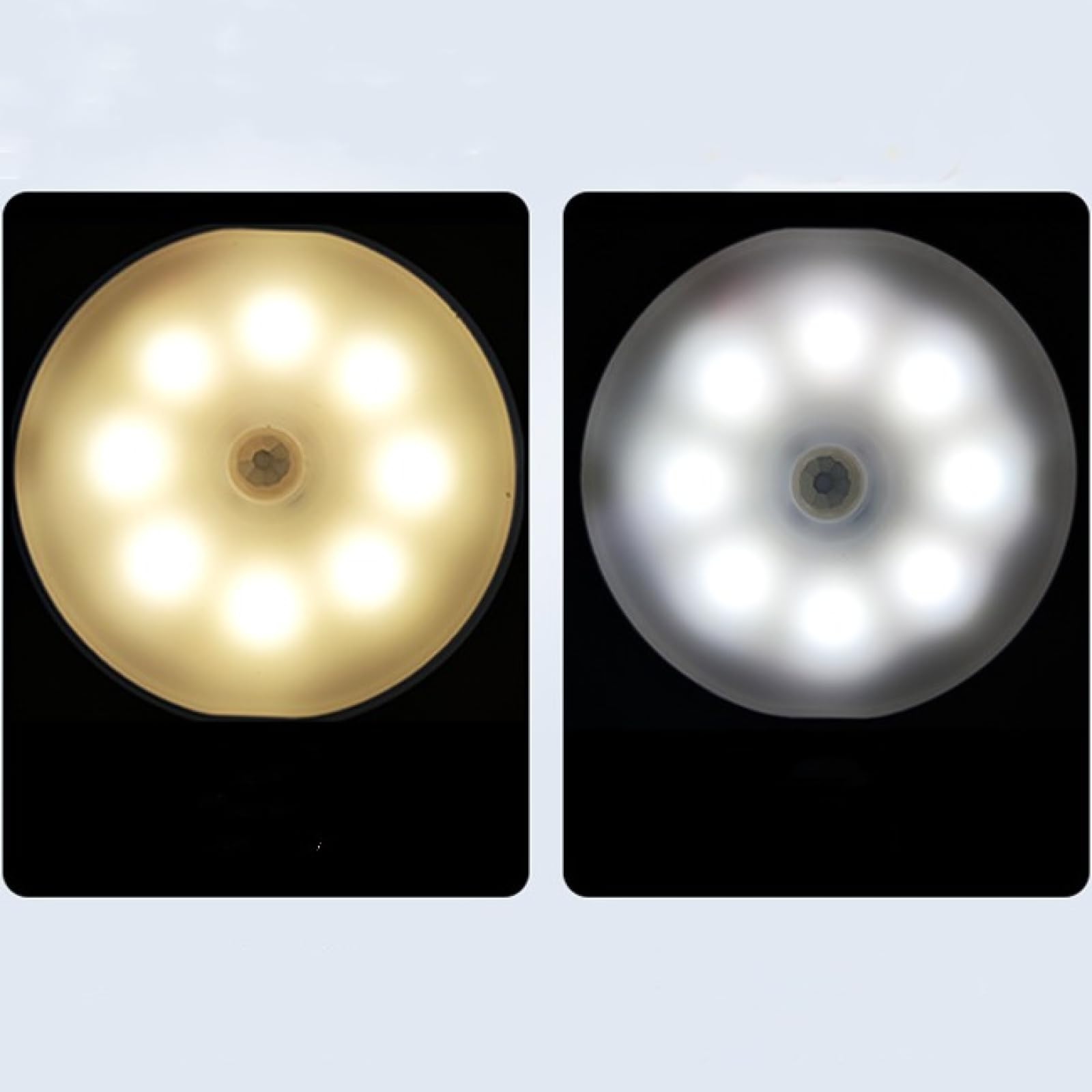 Smart LED Motion Sensor Night Light - USB Rechargeable Closet Light, Stair Light & Entryway Lighting for Home Safety & Convenience