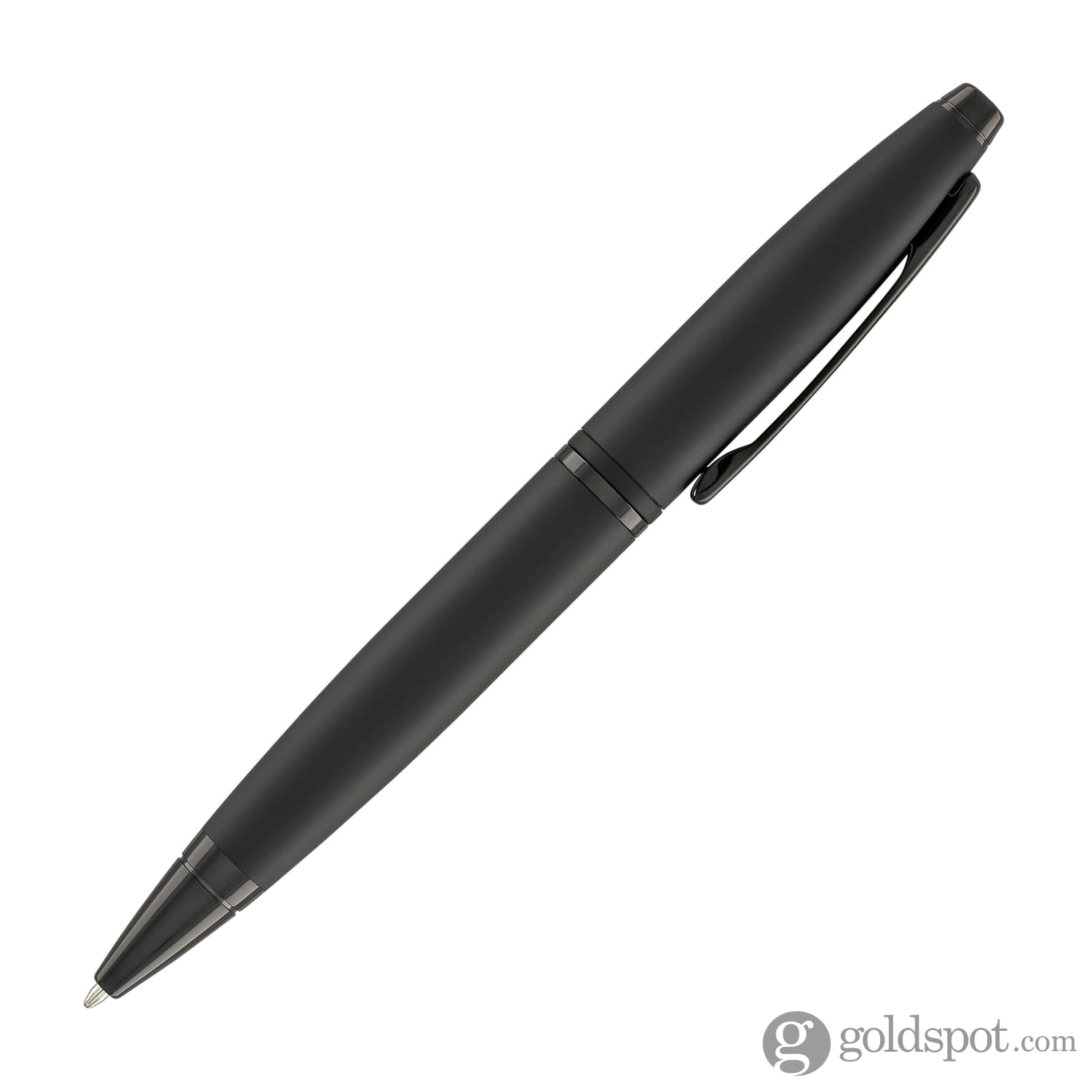 Premium Cross Calais Matte Black Ballpoint Pen - Smooth Writing for Office, School & Gifts | Elegant Everyday Carry Pen for Professionals & Students