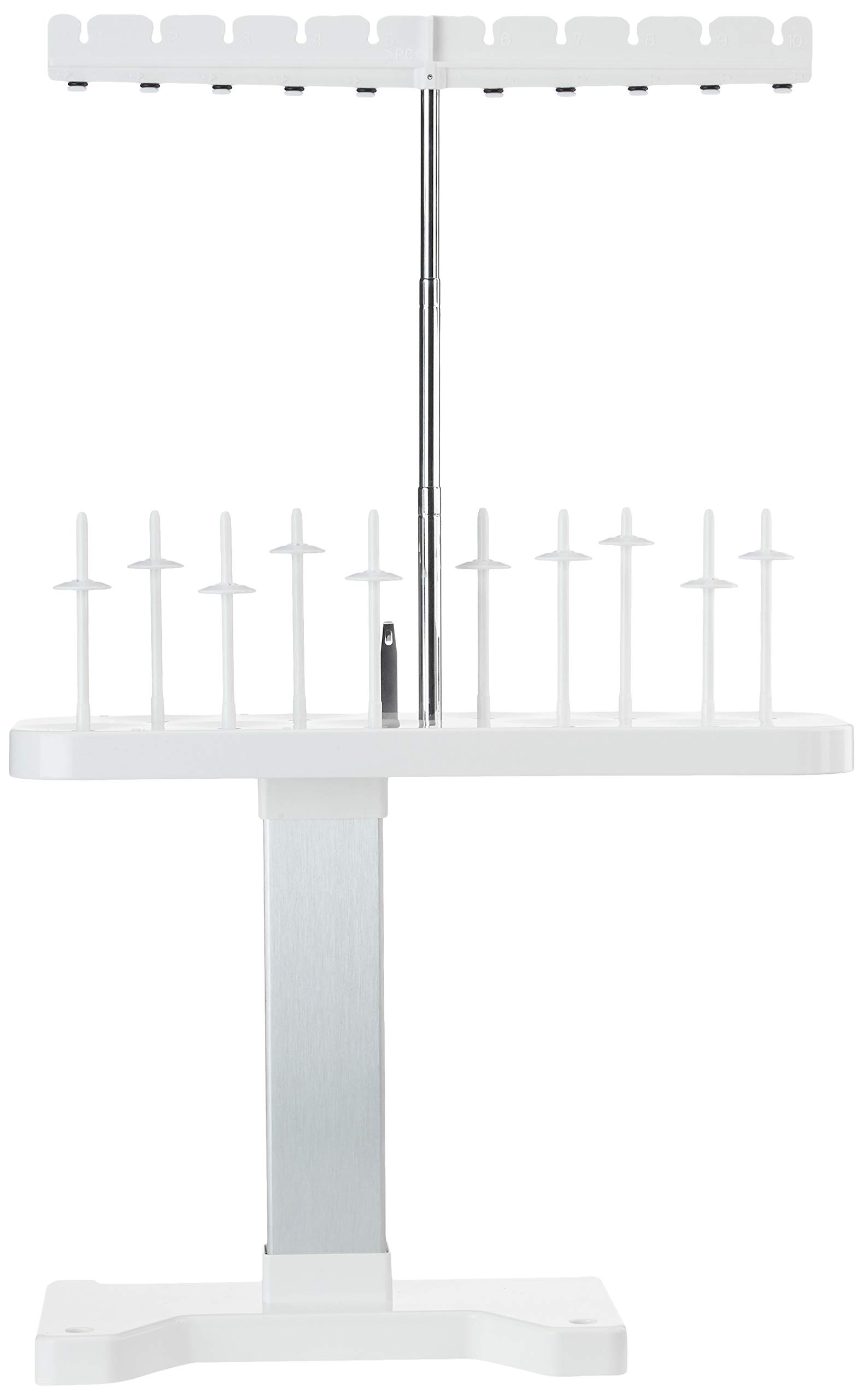 Brother SA503 10-Spool Thread Stand - White | Sewing Machine Accessory for Quilting, Embroidery & Crafting | Perfect for Home & Professional Sewing Studios