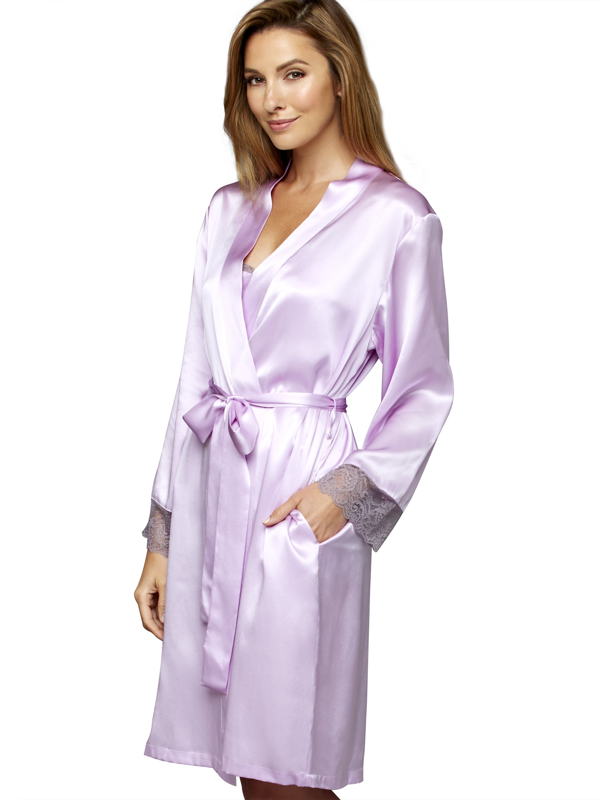 Luxury Women's 100% Silk Wrap Scarf - Elegant Sleepwear & Lingerie Accessory for Relaxation, Spa Days & Romantic Gifts (Beautiful Gift Packaging Included)