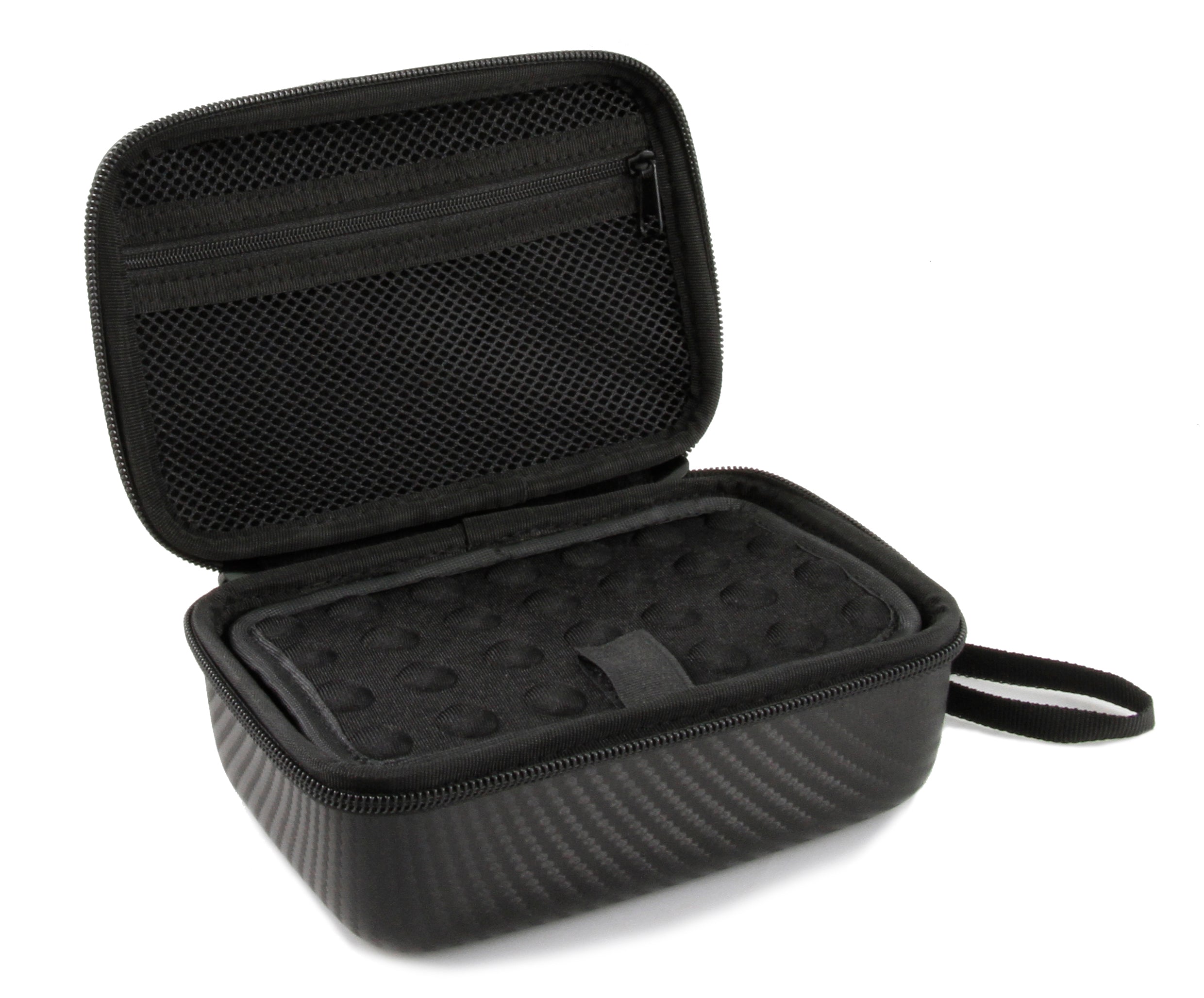 CASEMATIX Hair Clipper Guard & Blade Holder Case - Fits 12 Metal Guards for Andis, Oster, Wahl, Babyliss Detachable Clippers - Professional Organizer for Barbers & Stylists - Perfect for Salon, Home & Travel Use