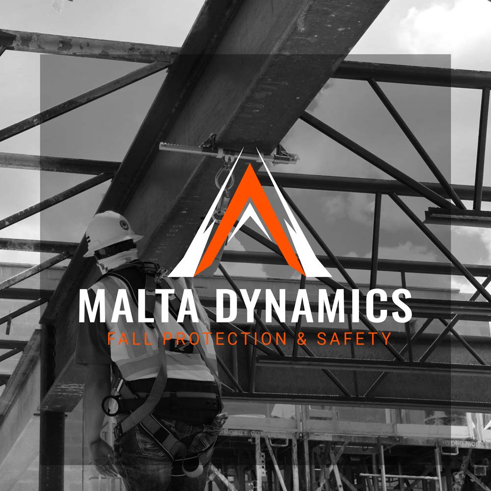 Malta Dynamics Javelina Safety Harness - Lightweight Fall Protection Harness with Comfortable Tongue & Buckle Design for Construction, Roofing & Industrial Work
