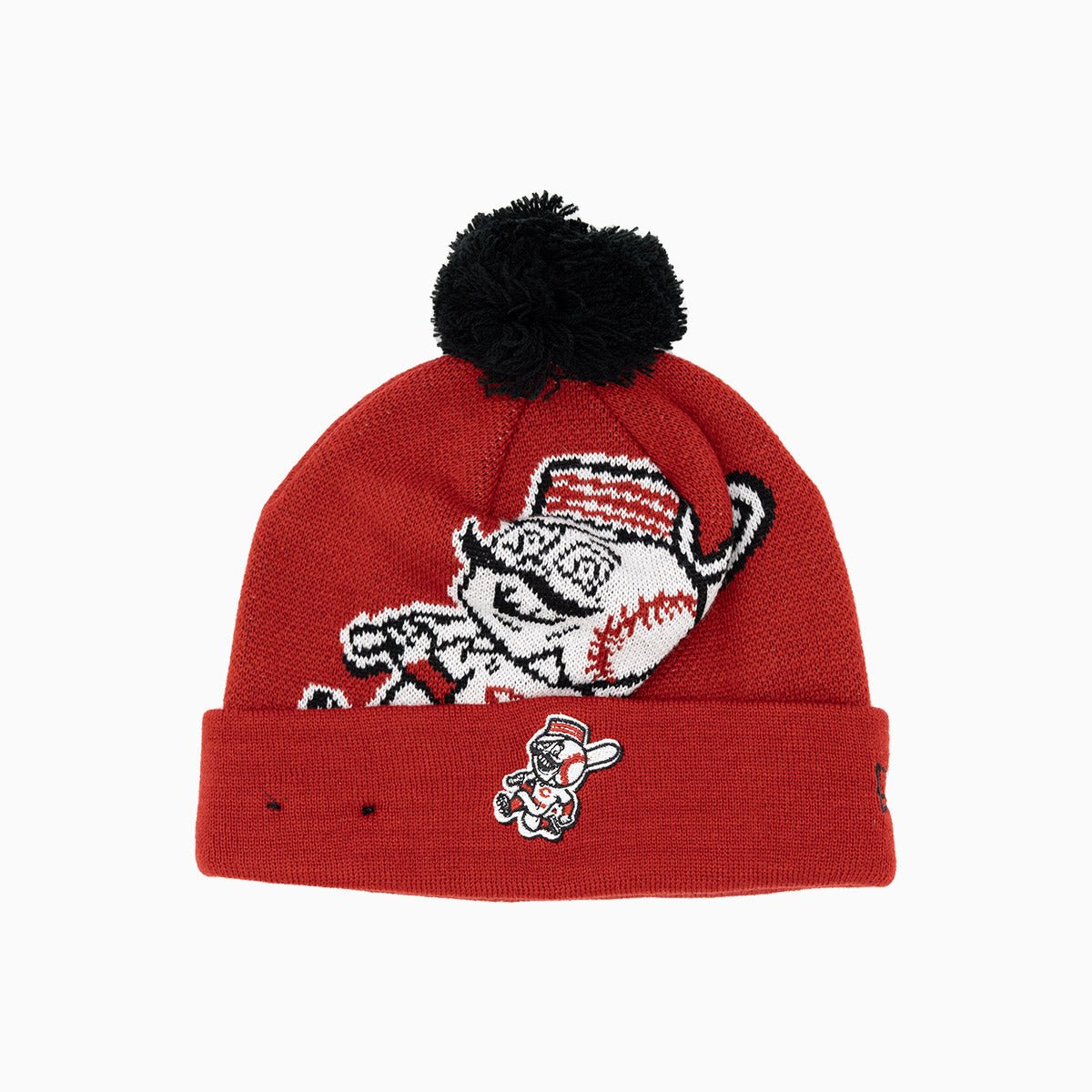 Cincinnati Reds MLB Beanie Knit Hat - Official Team Logo Winter Cap for Men & Women - Perfect for Baseball Games, Cold Weather & Fan Gear