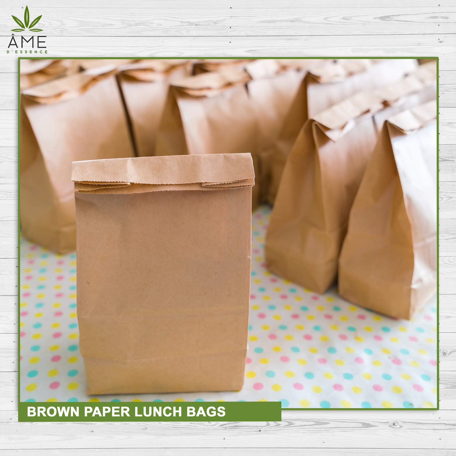 Kraft Brown Paper Bags - 5.5