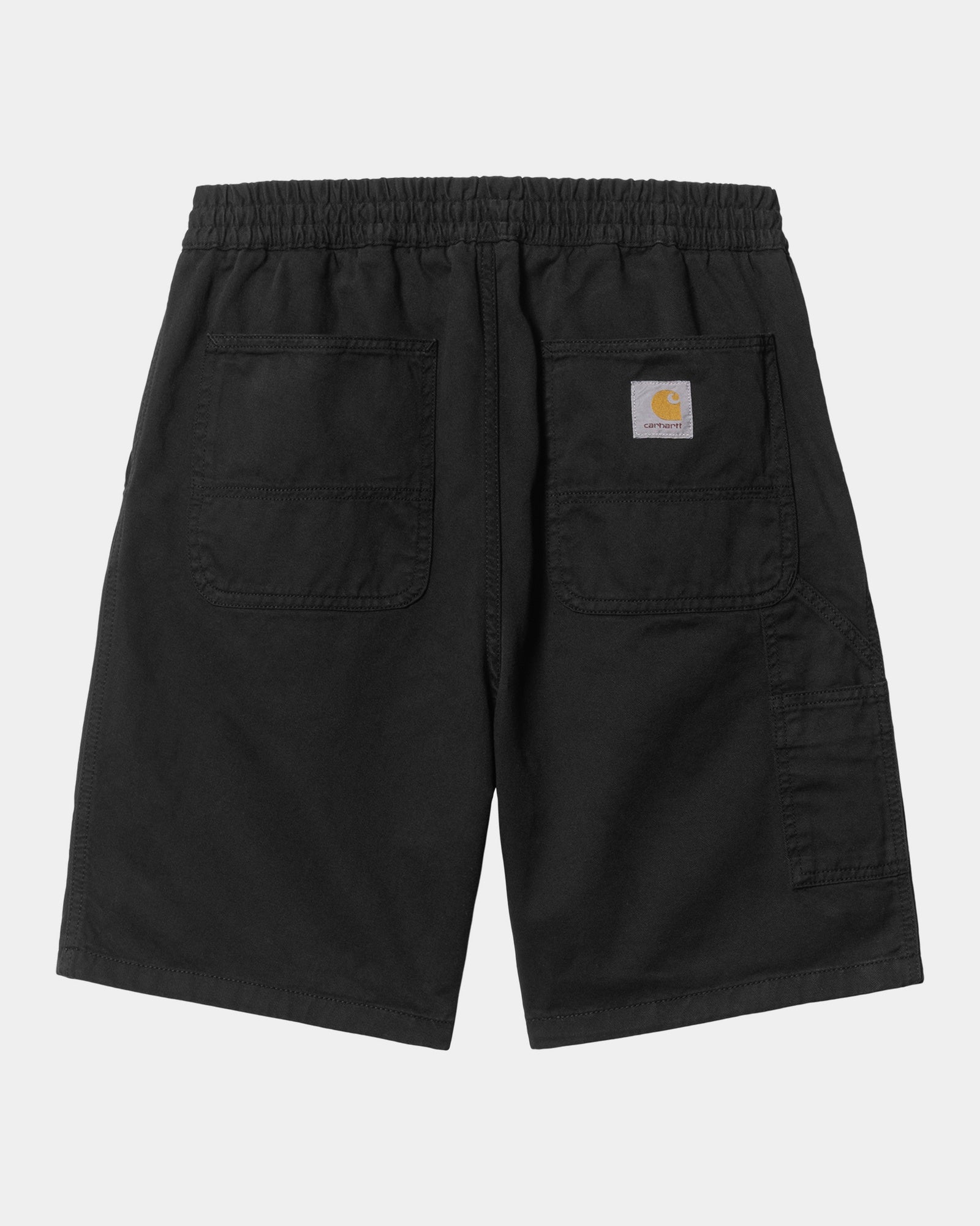 Flint Shorts for Men - Black Garment Dyed Casual Shorts | Comfortable & Stylish for Summer, Beach, and Outdoor Activities