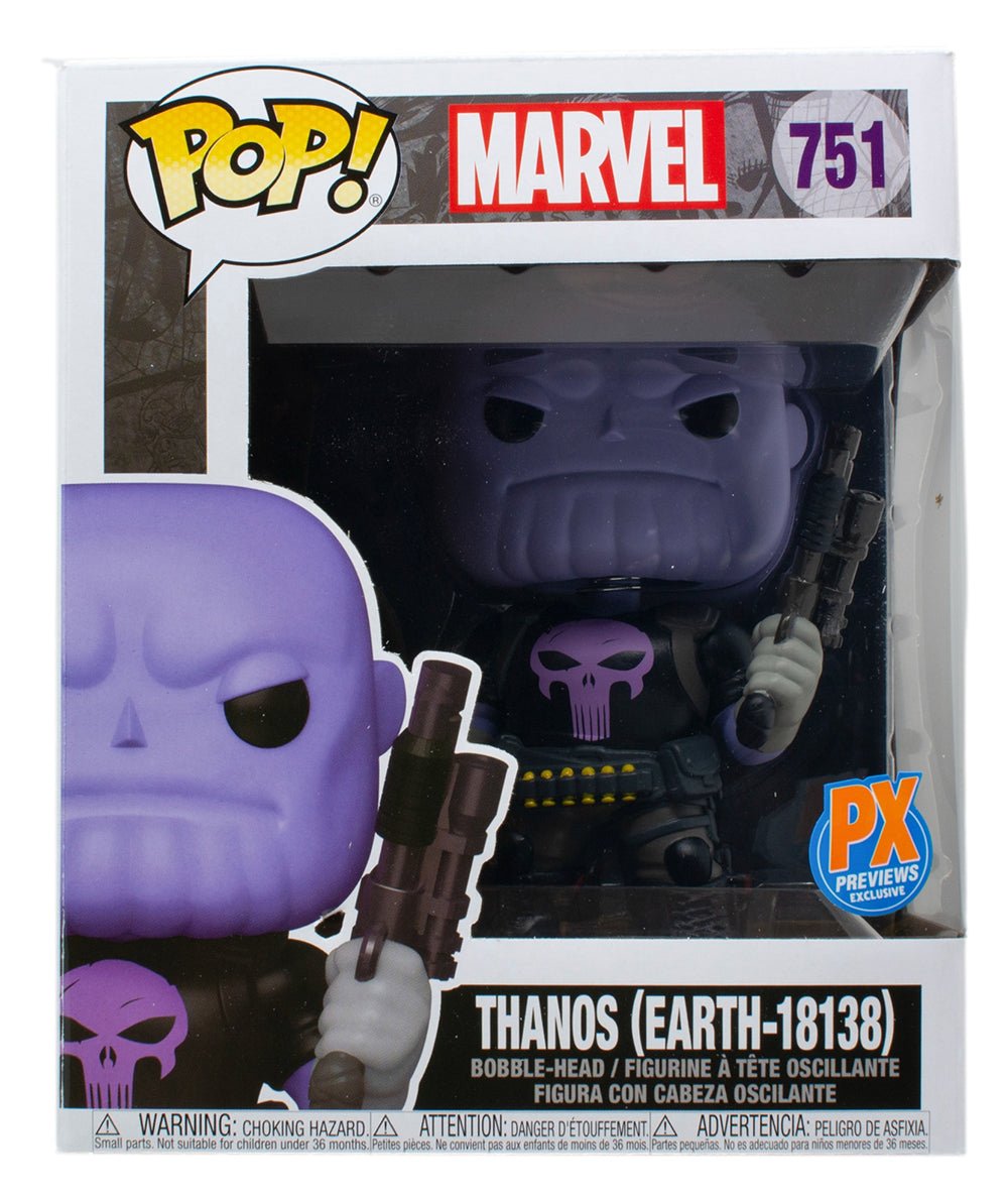 Marvel Thanos Earth 18138 Funko Pop! Vinyl Figure #751 - Collectible Avengers Infinity War Movie Character for Display & Gifts