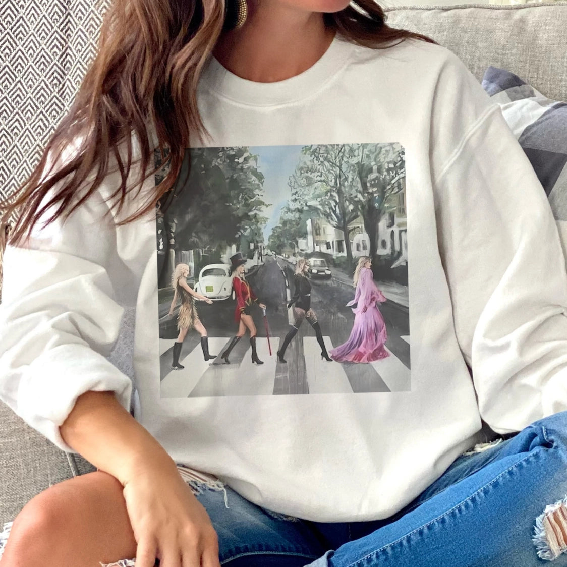 Vintage 1989 Taylor Swift Concert Sweatshirt - Retro Tour Merch for Swifties | Perfect for Concerts, Fan Meetups & Casual Wear
