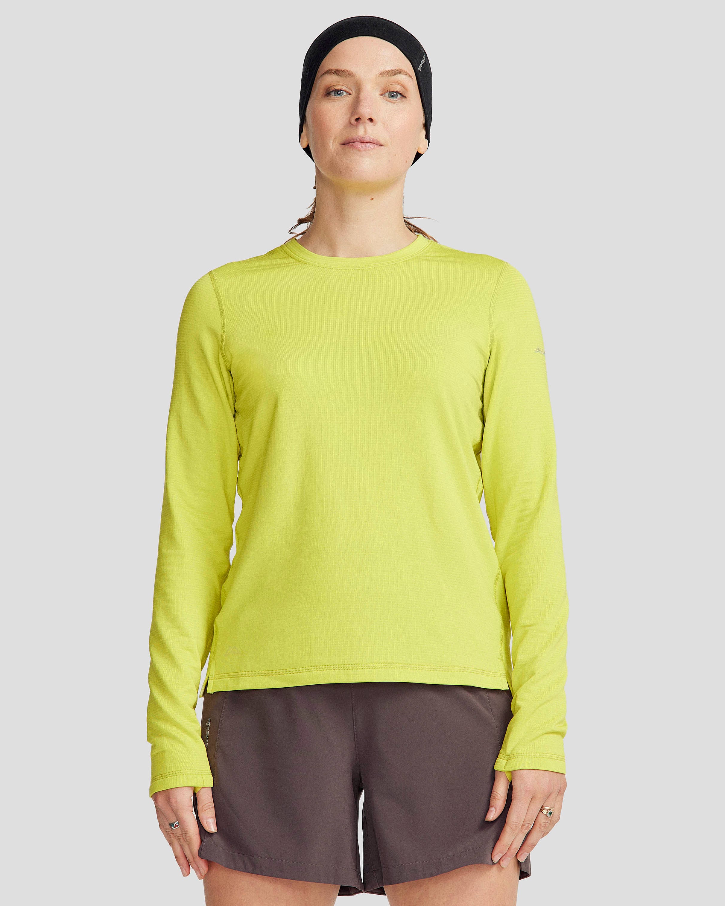 Women's Seeker Fleece Long Sleeve Top - Soft Thermal Pullover for Hiking & Outdoor Activities - Bright Moss Color