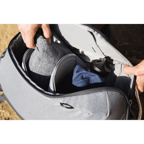 Peak Design Everyday Backpack 15L - Waterproof Camera Backpack with Zip Closure in Ash Gray - Perfect for Travel, Photography & Daily Commute