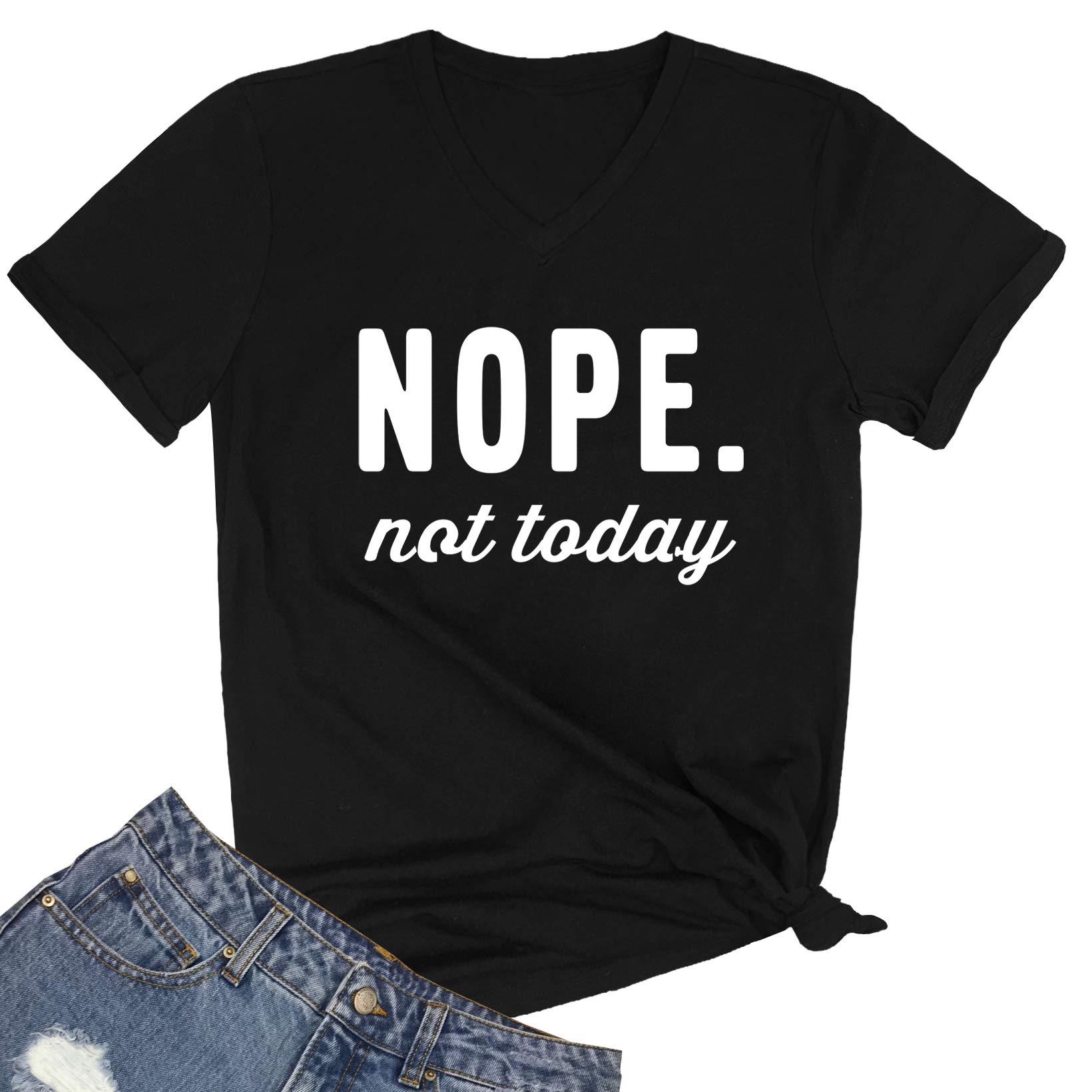 Stylish Women's Graphic V-Neck T-Shirts for Summer - Trendy Casual Tees for Outfits, Travel & Everyday Wear