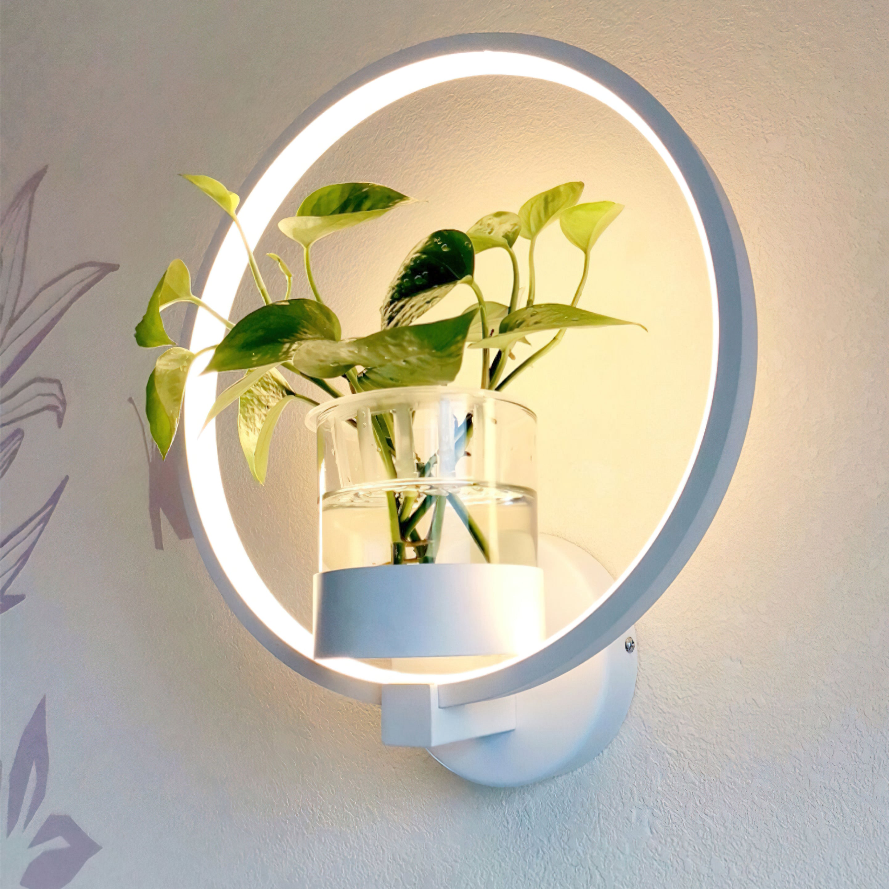 Eco-Friendly Solar Wall Light Outdoor - Waterproof LED Garden Lights for Patio, Yard, Fence - Energy Saving Landscape Lighting for Home Decor & Security