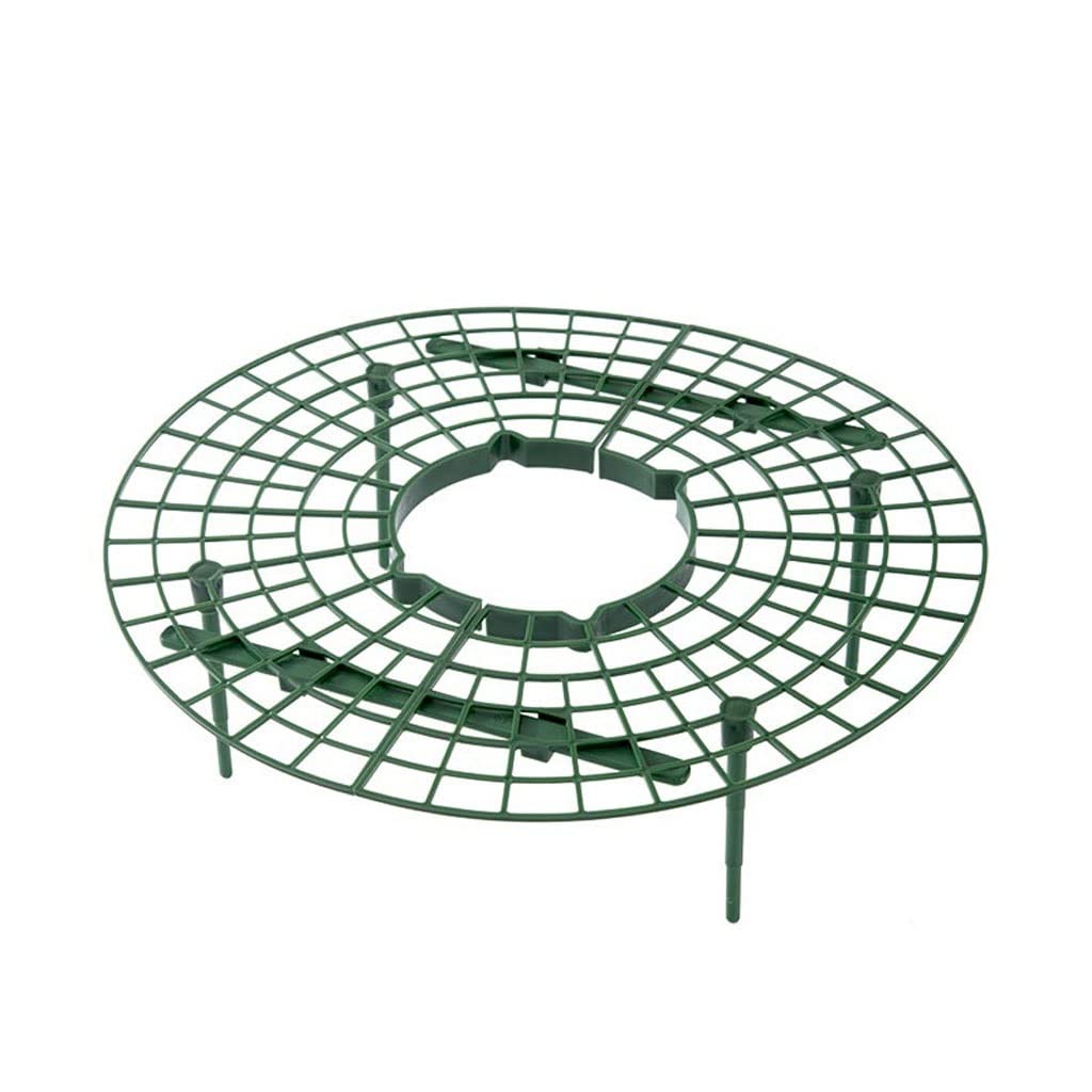 Green Plastic Strawberry Plant Support Stand - 30x9cm Round Climbing Pillar for Balcony Gardening, Vegetable & Fruit Growth - Perfect for Strawberries, Tomatoes, Vines and Climbing Plants