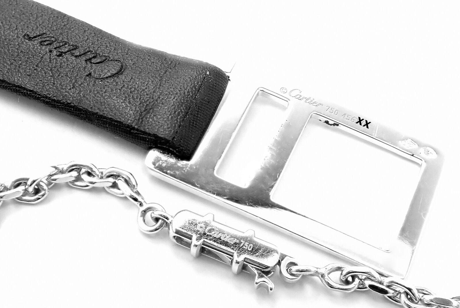 Authentic Cartier Hypnose 18k White Gold Diamond Silk Cord Chain Necklace - Luxury Jewelry for Women, Perfect Gift for Anniversary & Special Occasions
