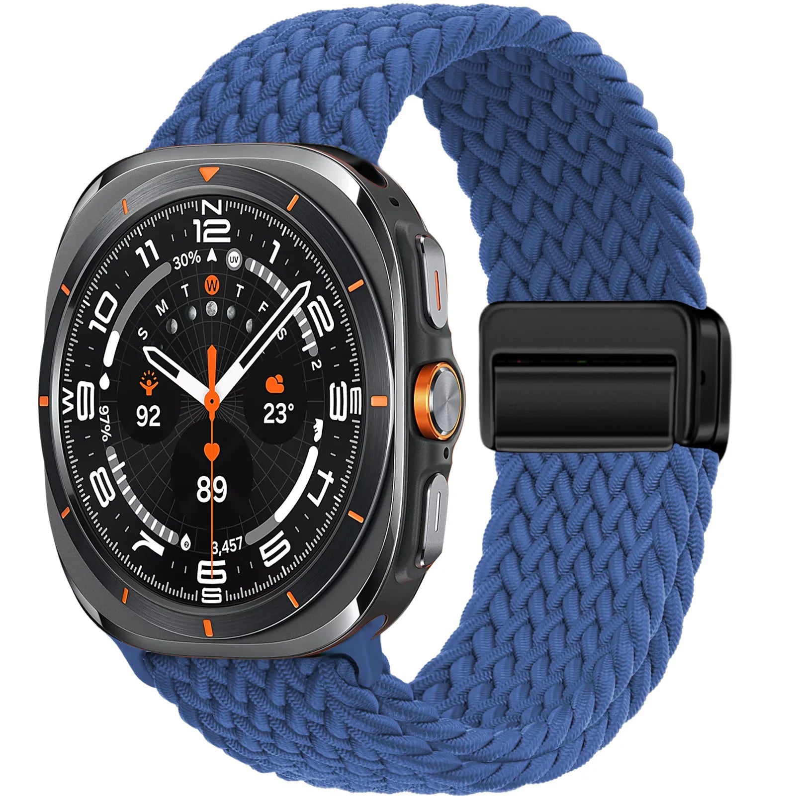 Braided Magnetic Loop Strap for Samsung Galaxy Watch Ultra - Durable & Adjustable Band for Active Lifestyle, Workouts & Everyday Wear