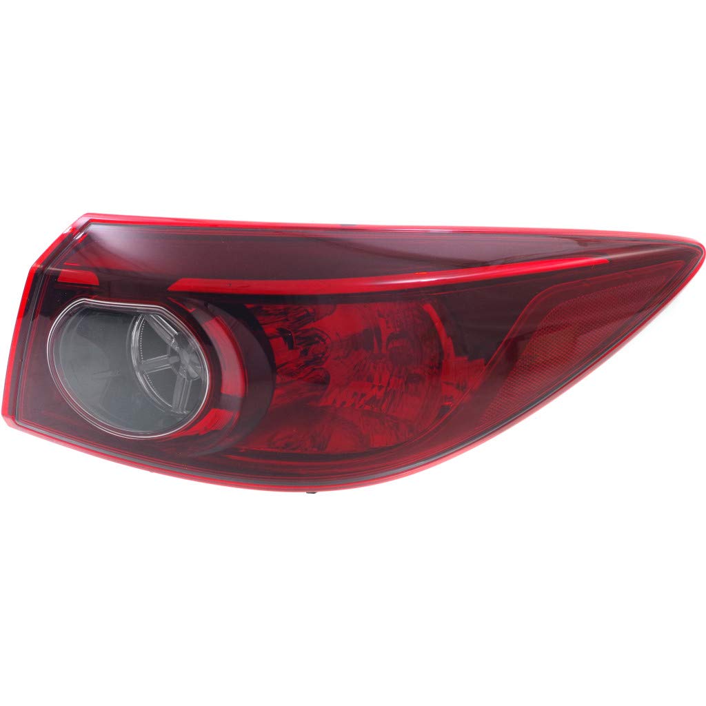 **2014-2018 Mazda 3 Sedan Passenger Side Tail Light Assembly - CAPA Certified Replacement for MA2805123, MA2805123C | Perfect for Night Driving & Enhanced Safety**