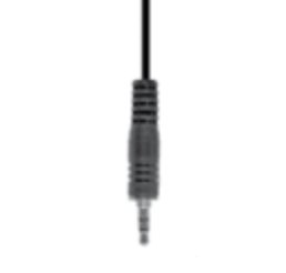 EH 1379X 2.5mm Straight Connector Earphone Kit - Black | High-Quality Audio Accessory for Gaming, Music & Calls