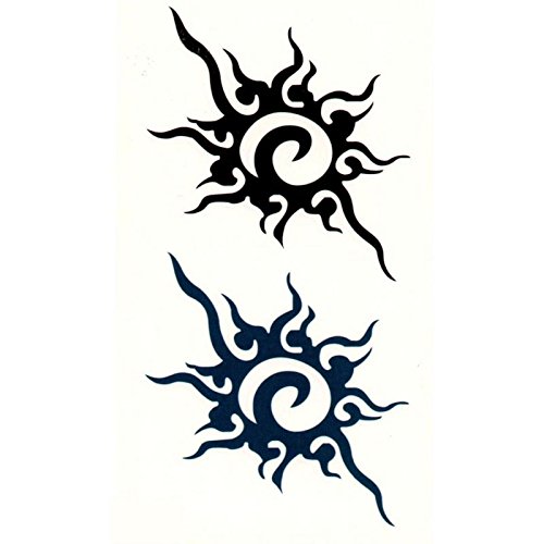 Waterproof Temporary Tattoos for Men - Long Lasting Fake Body Art Stickers - Perfect for Parties, Halloween, Cosplay & Sports Events