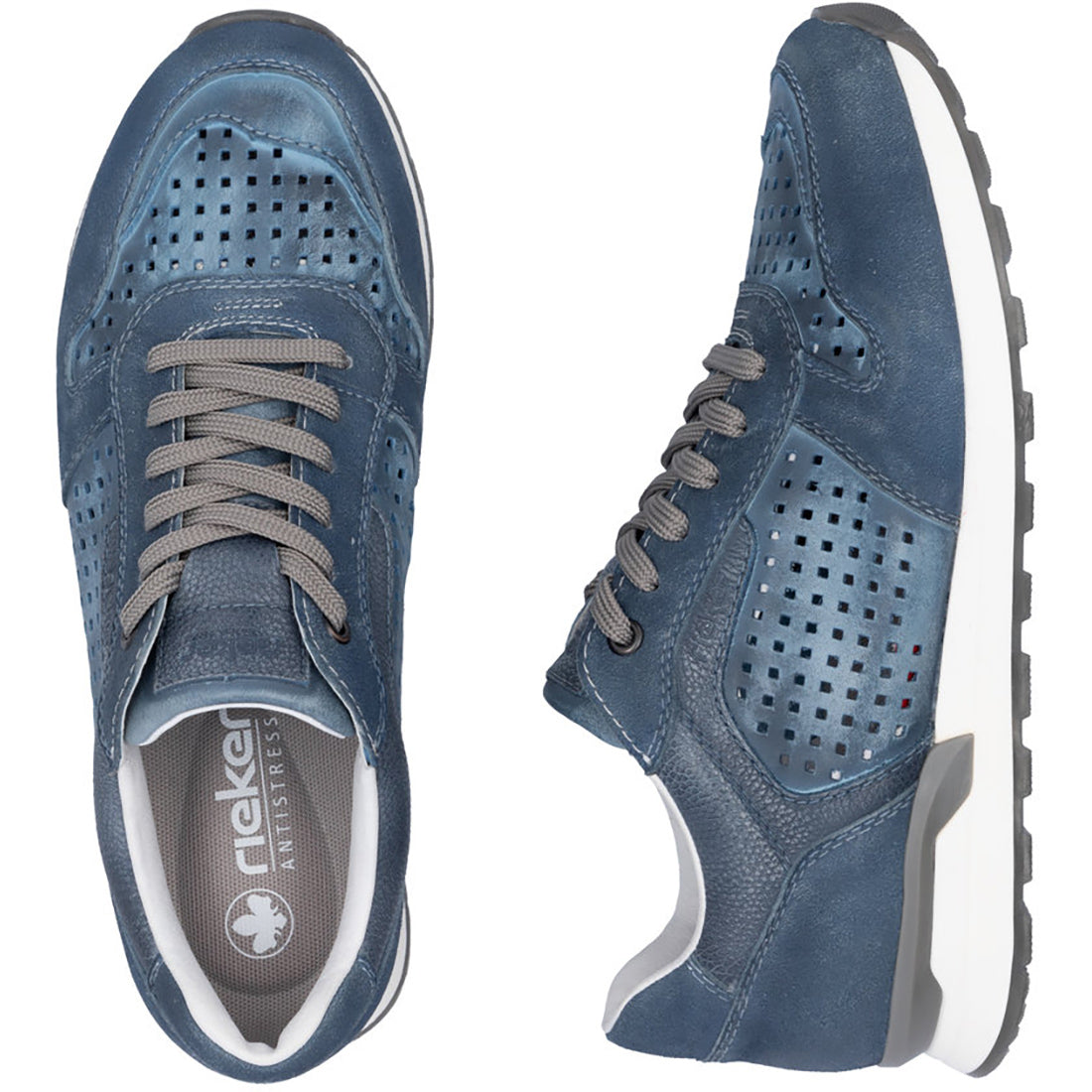 Rieker Owen 12 Men's Comfortable Casual Shoes - Lightweight Walking & Office Wear for Everyday Use