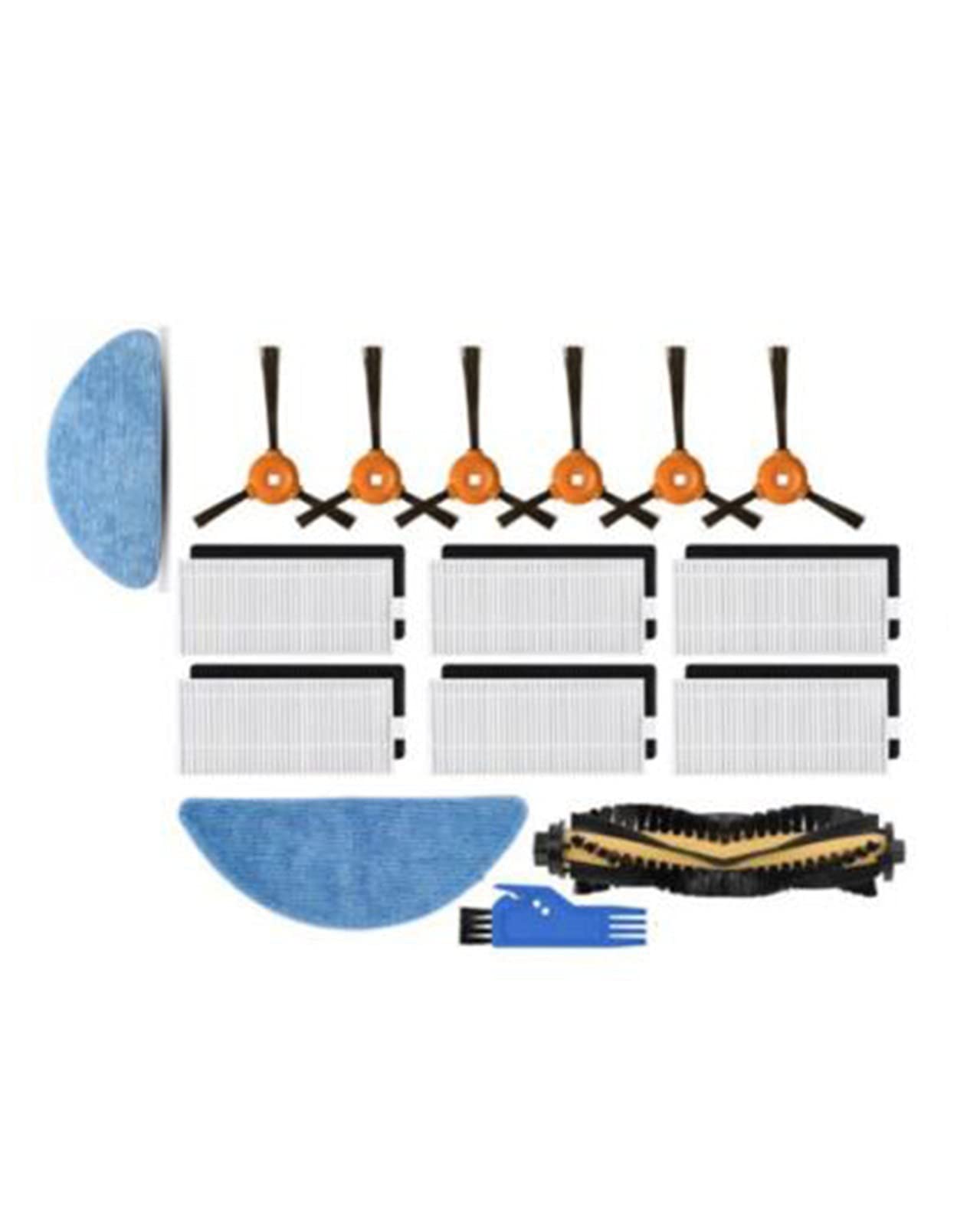 XLL Robot Vacuum Replacement Parts Compatible with Yeedi K600 & K700 Robot Vacuums - Filters, Brushes & Accessories for Home Cleaning Maintenance