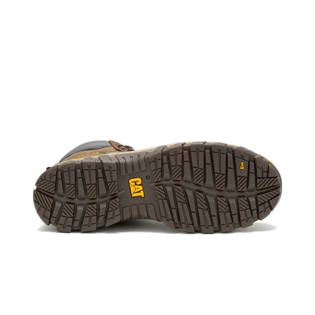 Threshold Rebound Waterproof Composite Toe Work Boots - Lightweight Safety Shoes for Construction, Warehouse & Outdoor Use