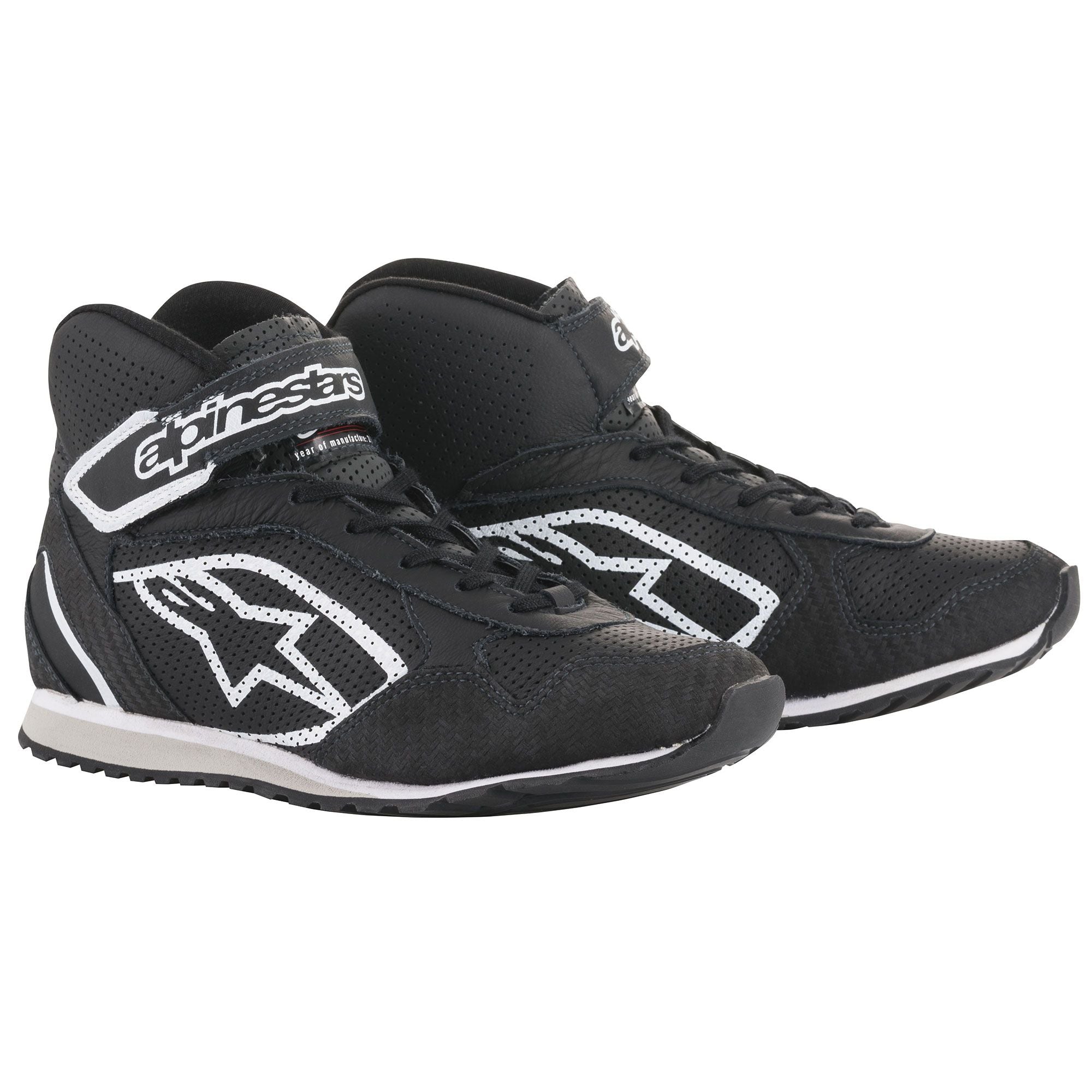 Alpinestars Radar Race Shoes - FIA 8856-2000 Certified Motorcycle Racing Boots for Track & Street Riding - Durable & Comfortable for Long Rides