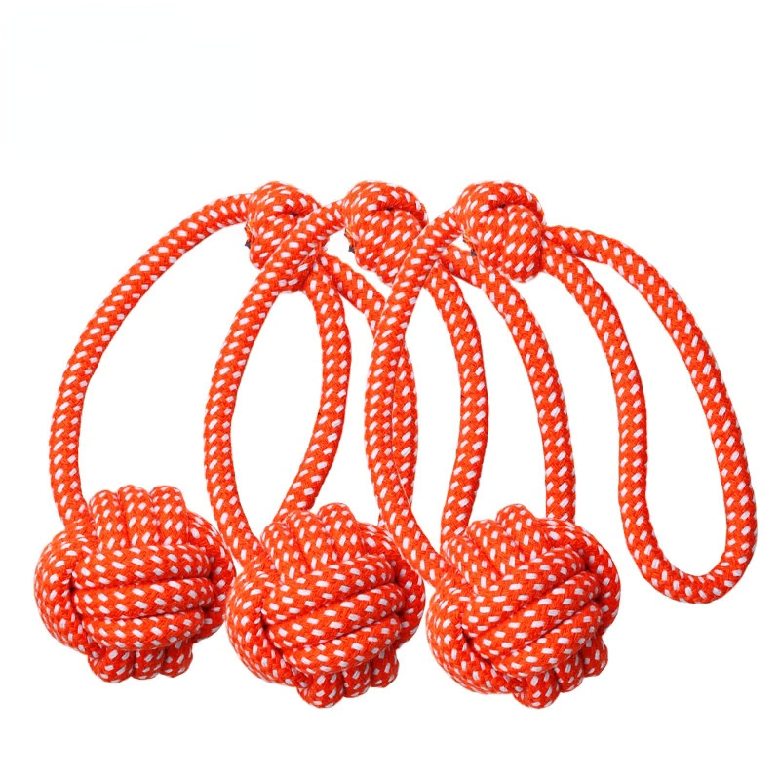 **LLXXYY 3-Piece Durable Dog Rope Toys for Aggressive Chewers – Cotton Rope Ball Knot Chew Toys for Small, Medium & Large Dogs – Tough Pet Play Toy (33cm) – Perfect for Training, Fetch & Dental Health**