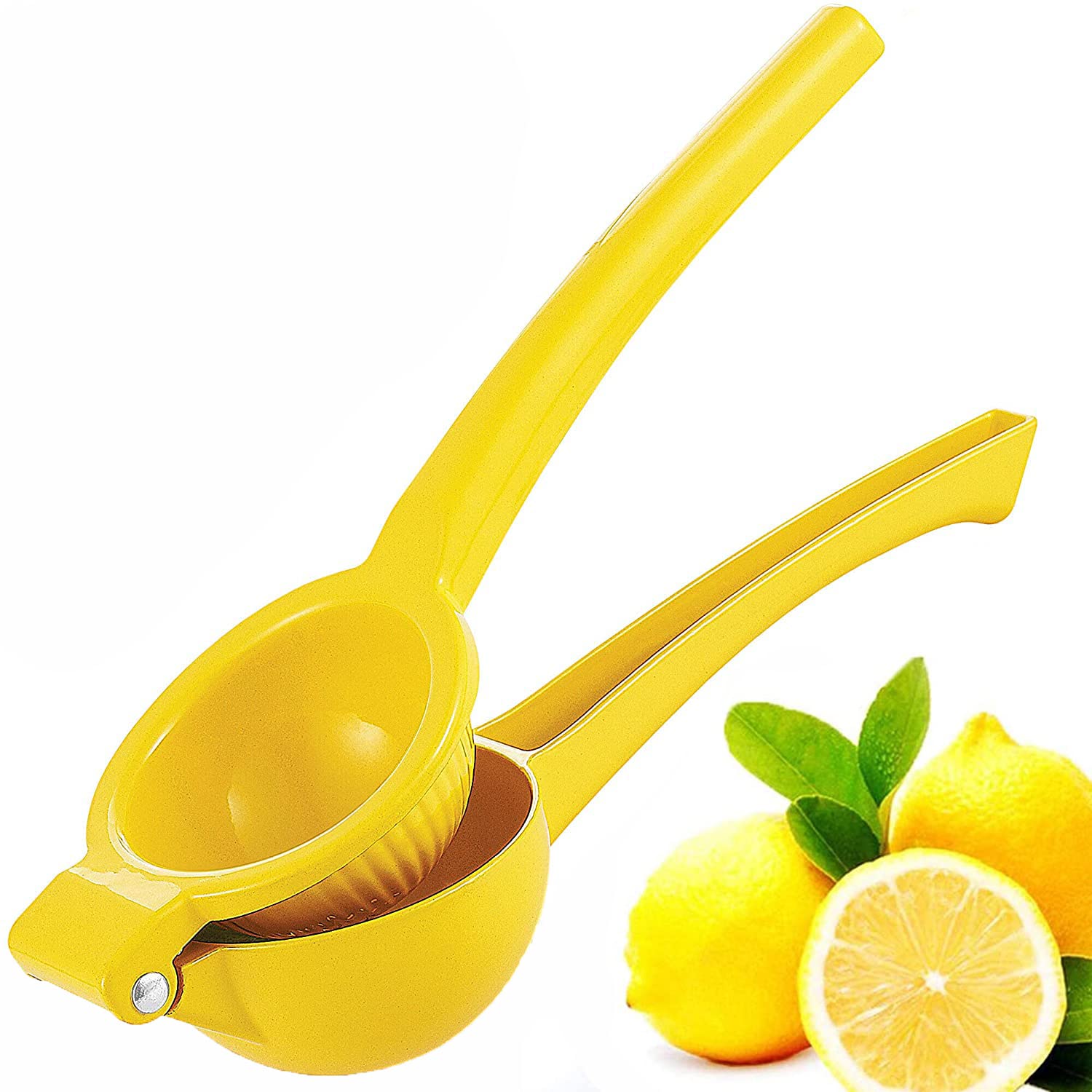 Premium Stainless Steel Manual Lemon Squeezer - Heavy Duty Citrus Press for Limes, Oranges & Grapefruits - Quick & Efficient Juice Extraction - Perfect for Cocktails, Lemonade & Healthy Juicing at Home