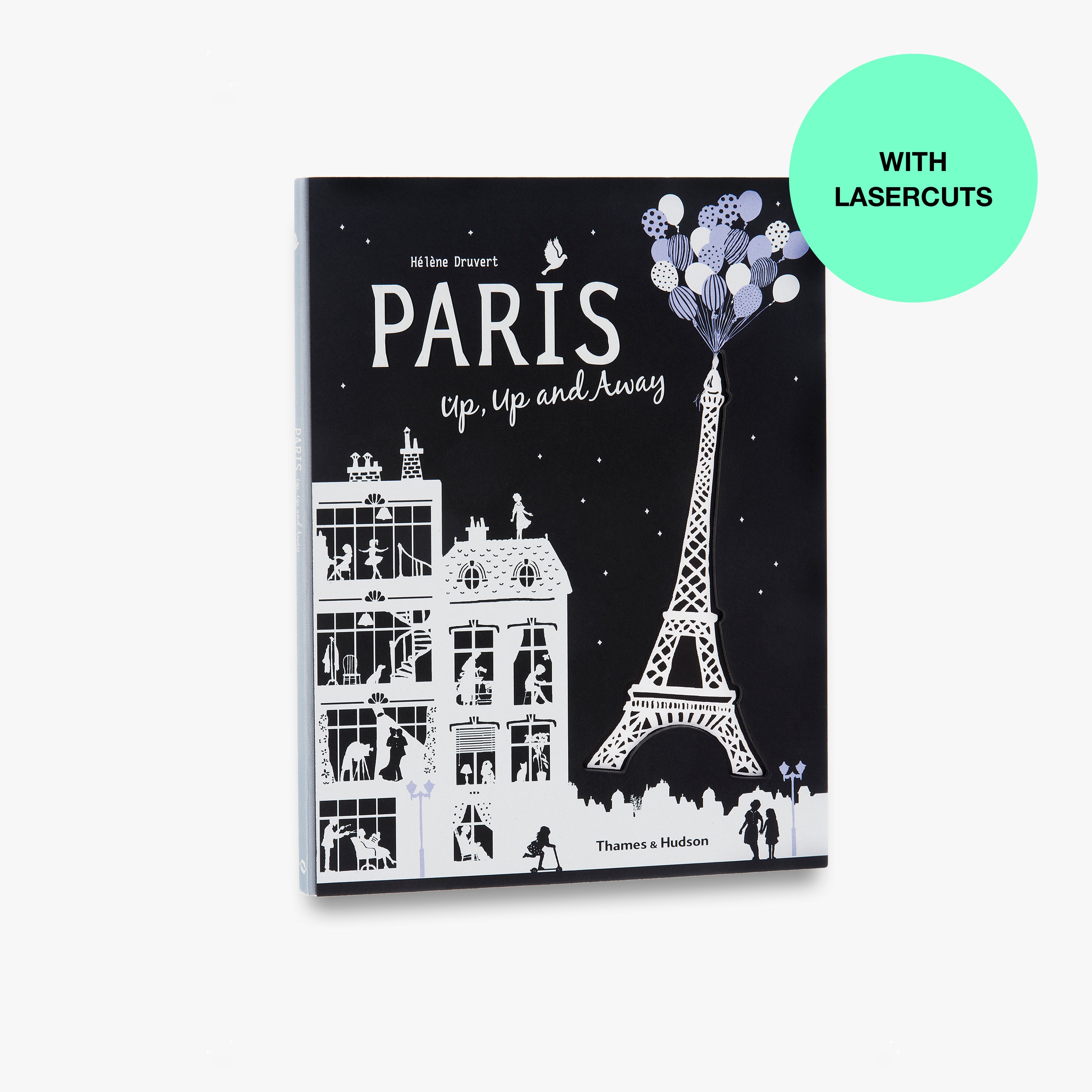 Paris Up, Up and Away - Romantic Parisian-Themed Wall Art for Home & Office Decor | Perfect for Bedroom, Living Room & Gift Giving