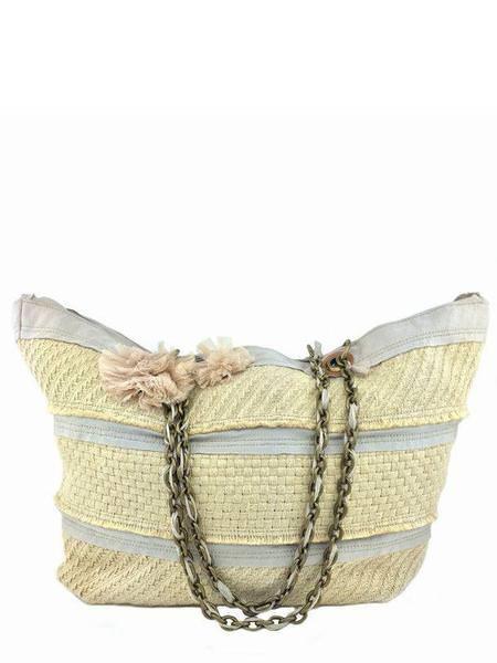 Lanvin Woven Jute Large Beach Tote Bag for Women | Stylish Summer Beach Bag with Spacious Design | Perfect for Beach Vacations, Poolside Lounging & Shopping