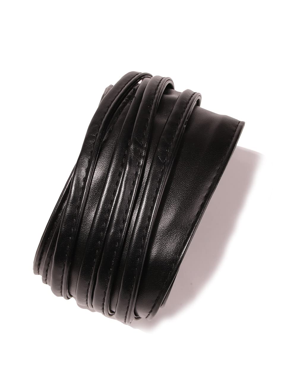 Earnda Women's Fashion Obi Belt - Faux Leather Wide Wrap Waist Cinch Belt for Dresses | Perfect for Kimono, Robe & Boho Outfits