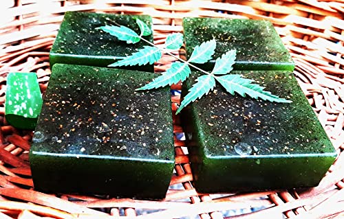 DEVIK Aloe Vera & Neem Handmade Natural Soap (Pack of 2) - 100g Each | Sulfate-Free, Paraben-Free | Gentle Cleansing for Sensitive Skin & Acne-Prone Skin | Perfect for Daily Face & Body Wash