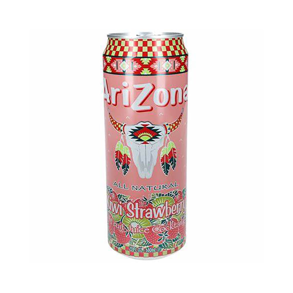 AriZona Kiwi Strawberry Flavored Juice Drink | 22oz Cans (Pack of 12) | Refreshing Beverage for Parties, Picnics & Summer Hydration