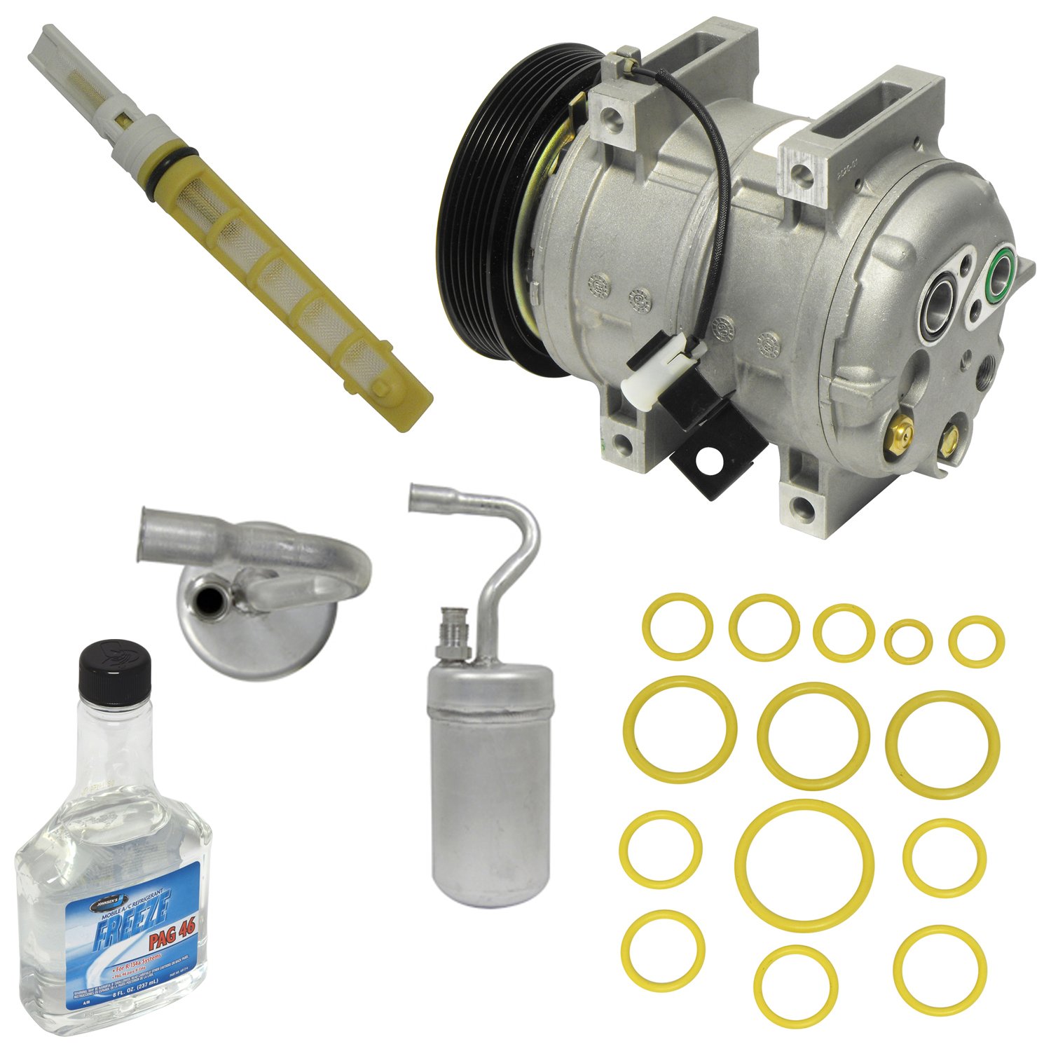 Universal Air Conditioner KT 1246 A/C Compressor Kit - Complete Replacement Parts for Car AC System | Perfect for Auto Repair Shops & DIY Vehicle Maintenance