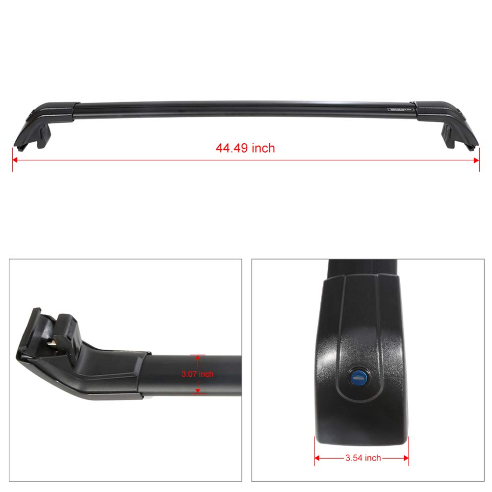 Ineedup Roof Rack for Kia Sorento 2014-2019 | Heavy Duty Cargo Carrier for Kayak, Canoe & Luggage | Side Rail Replacement | Perfect for Camping, Road Trips & Outdoor Adventures